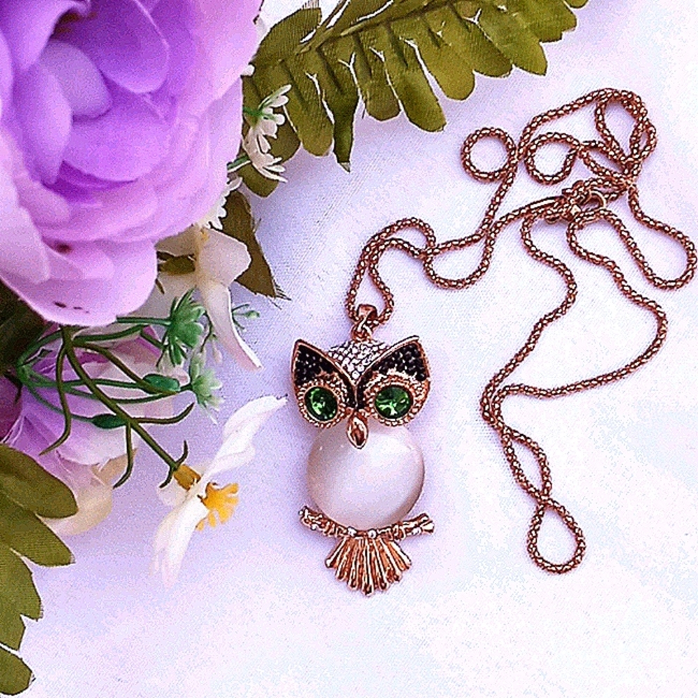 Articulated Owl Necklace